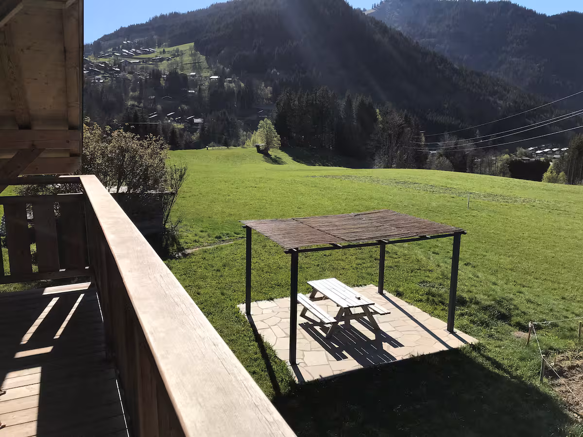 Appartement 6 — terrasse (vue)