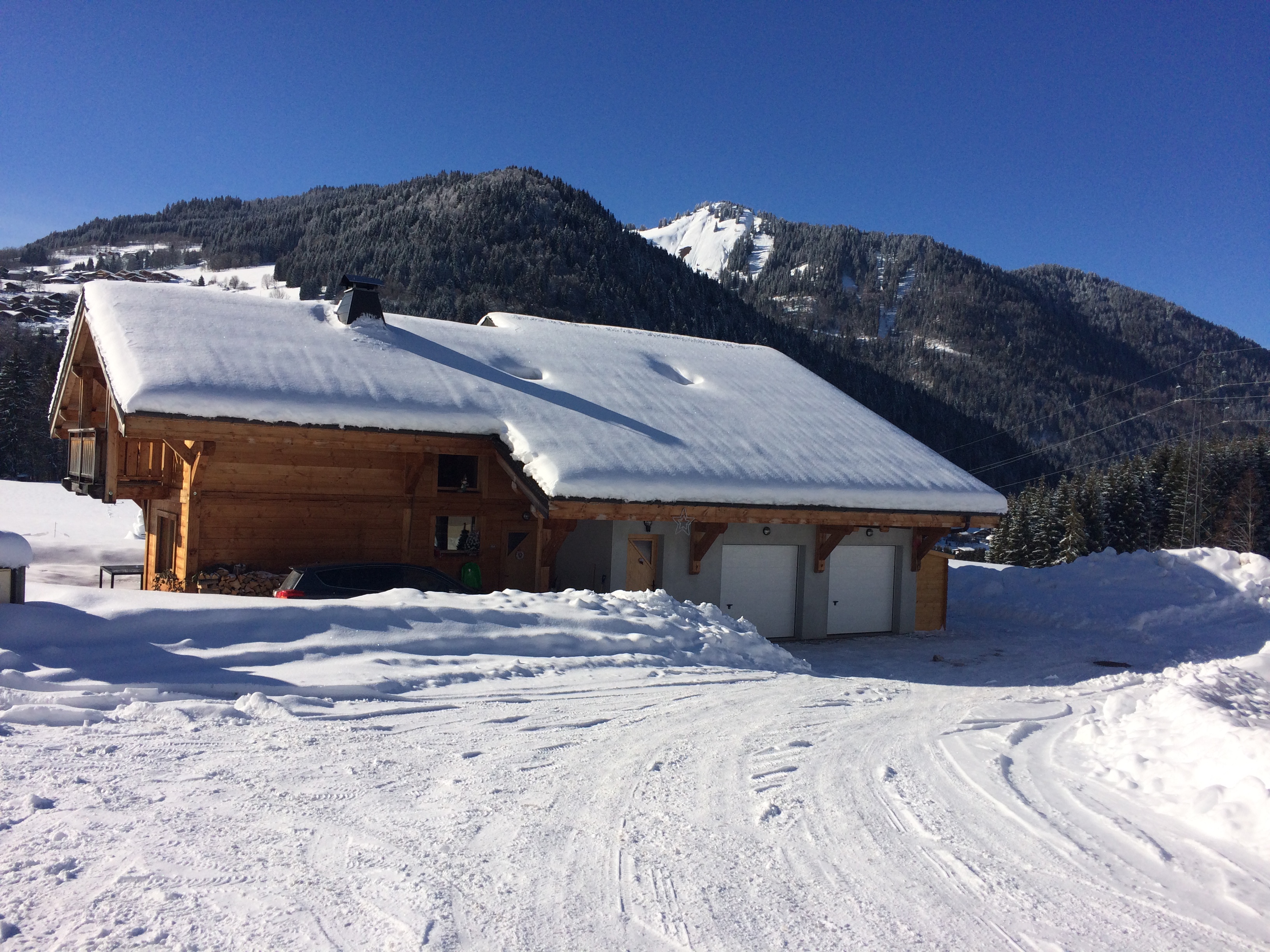 Vue neige — Chalet La Merlerie